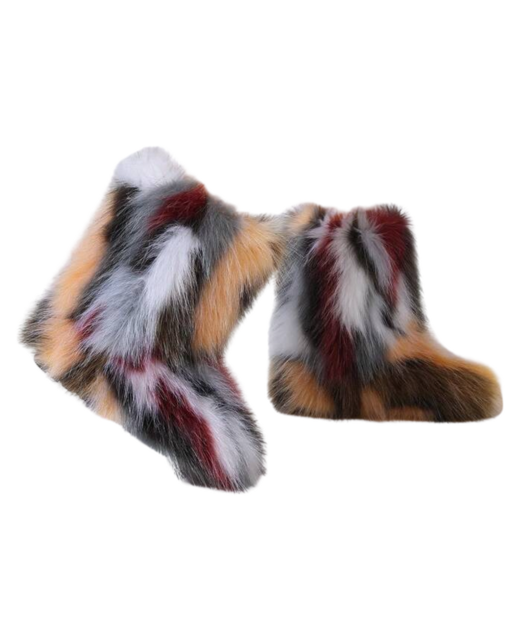 Chaos Vegan Fur Boots - Yellow