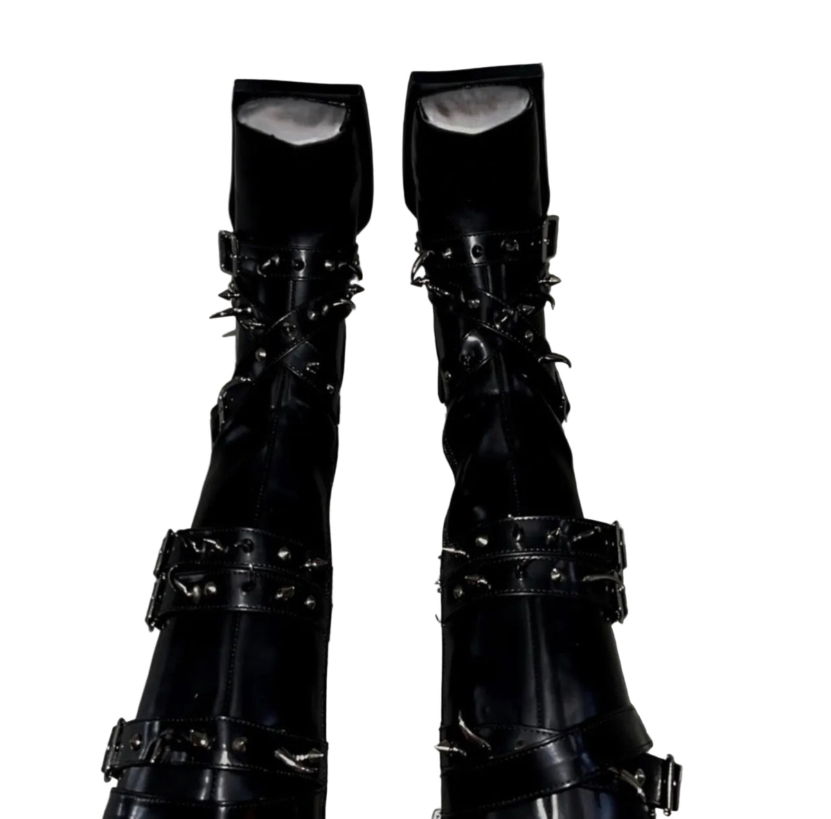 Delilah Embellished Boots - Black