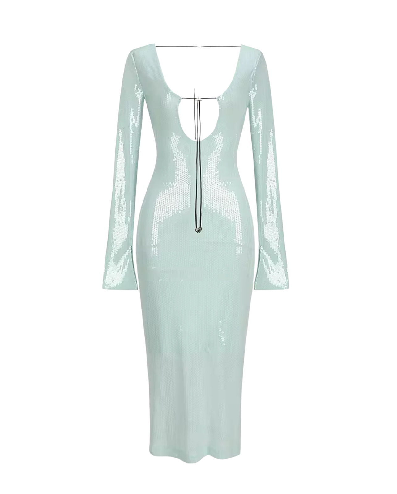 Spark Sequin Midi Dress - Mint