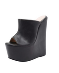Fate Platform Heels - Black