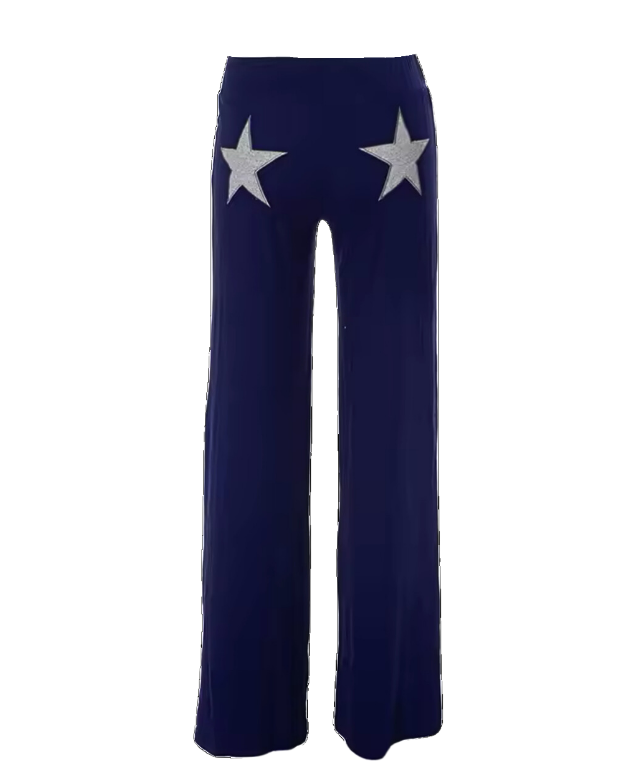 Star Of The Show Flare Sweatpants - Navy Blue