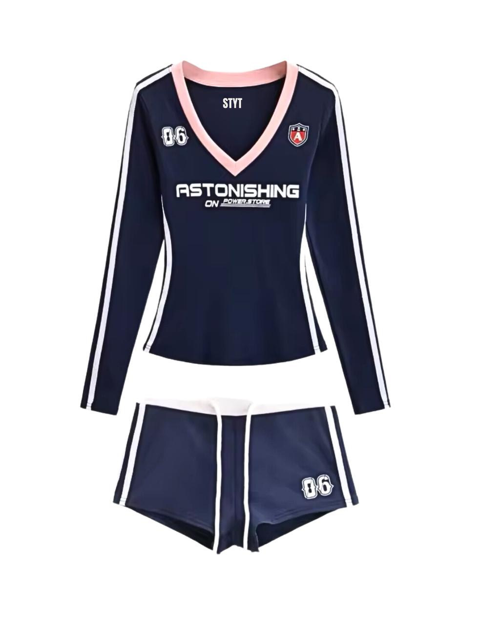 Race Me Short Set - Black