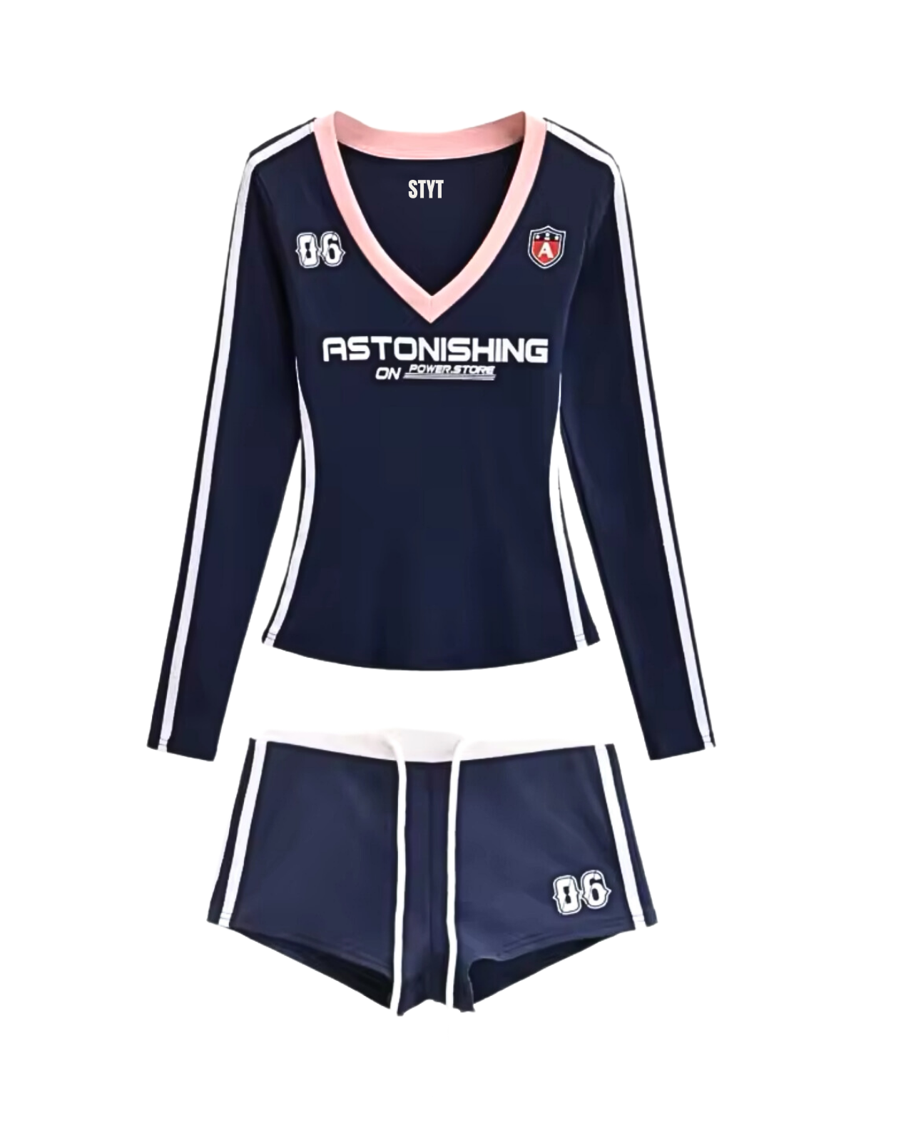 Race Me Short Set - Black