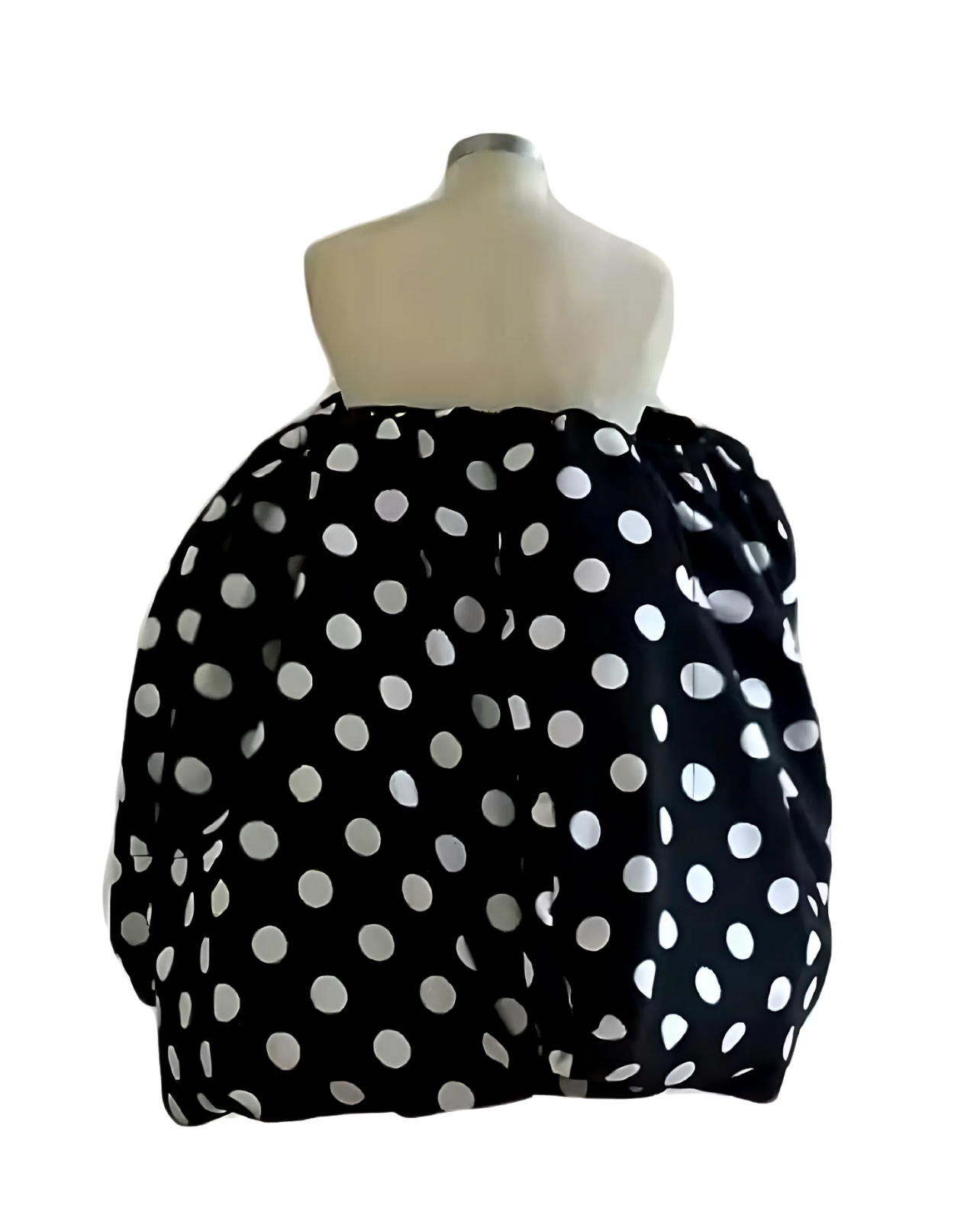 Vintage Babe Polka Dot Mini Dress - Black/White