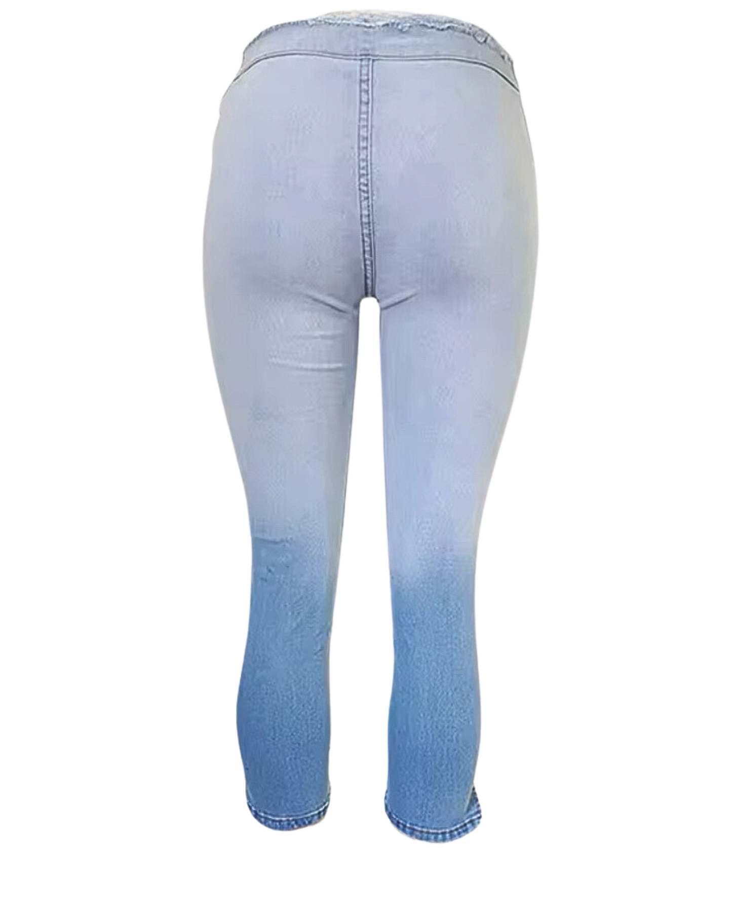 All There Capri Denim Jeans - Light Blue