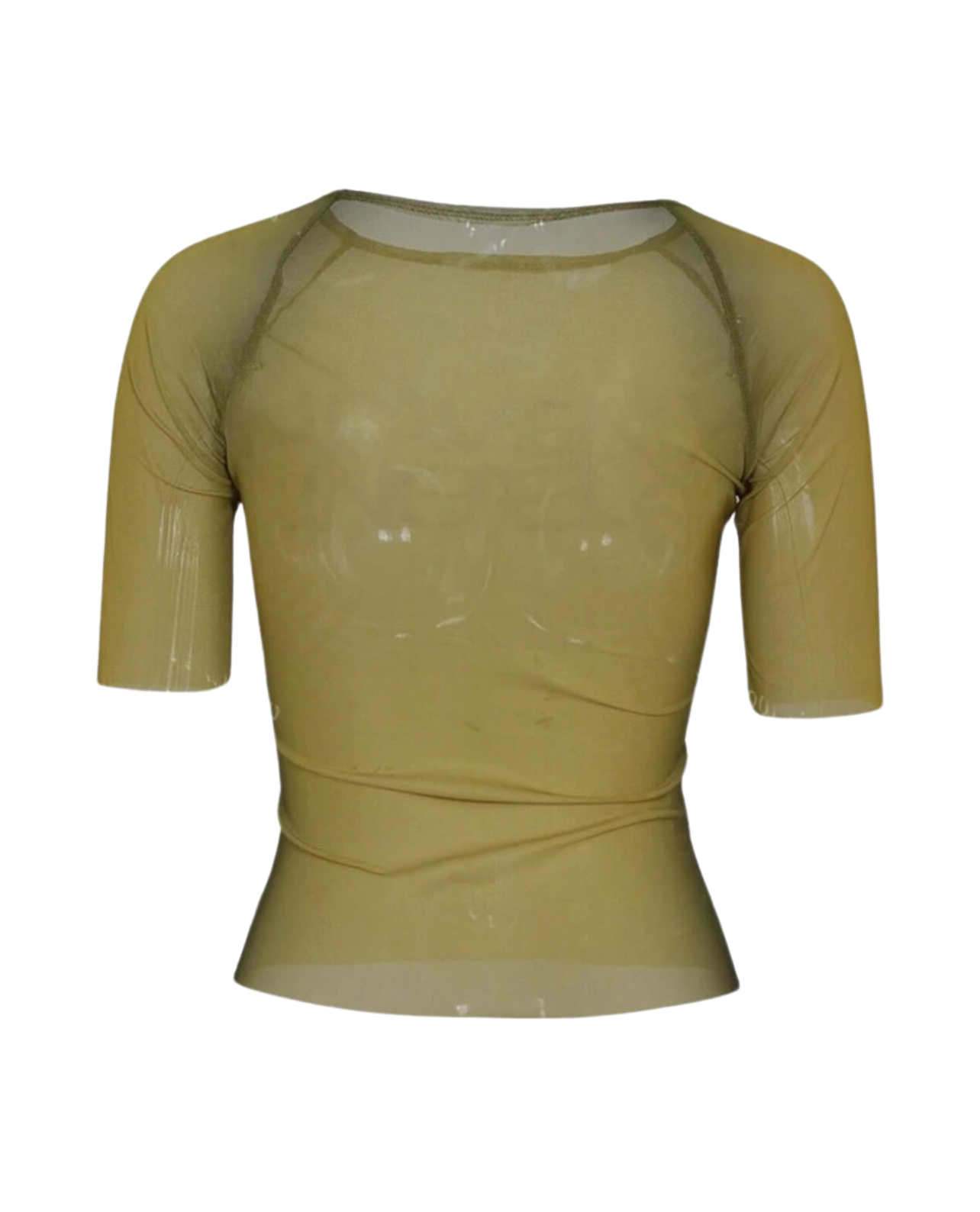 Protected Mesh Top - Olive Green