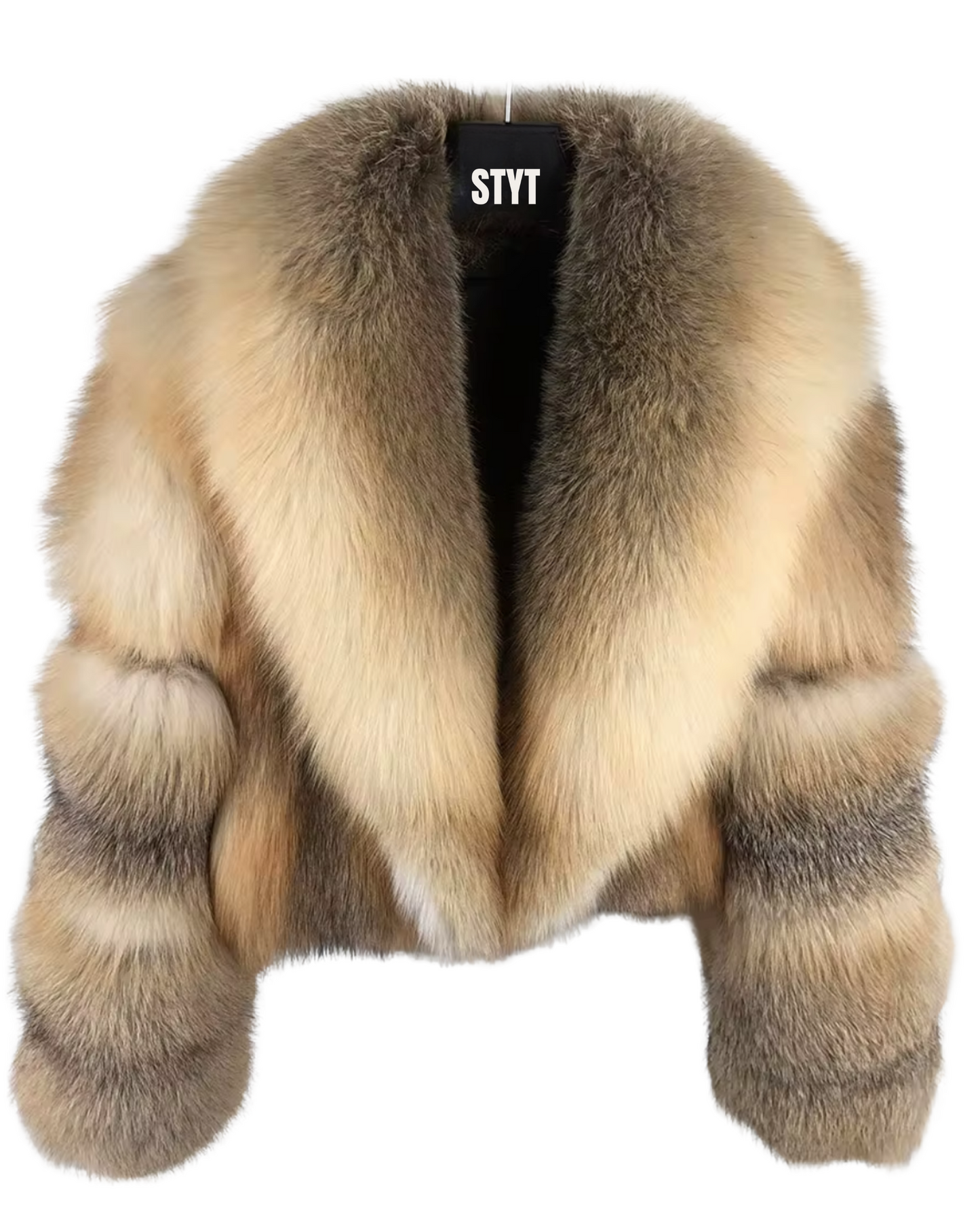 Best Dressed Natural Fox Coat - Brown