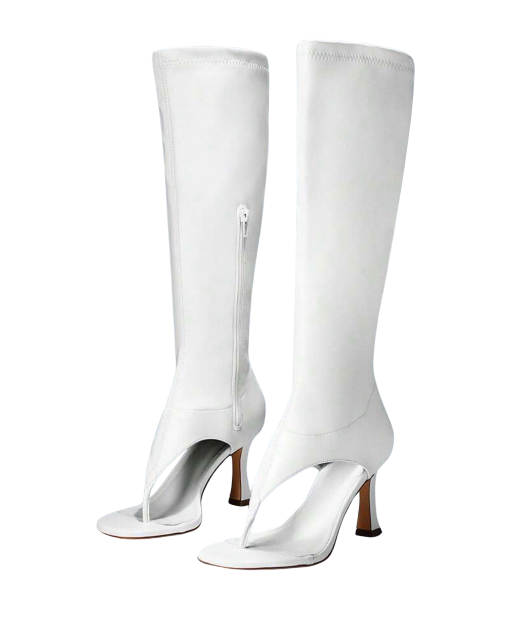 Step Ahead Vegan Leather Boots - White
