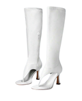 Step Ahead Vegan Leather Boots - White
