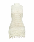Belize Knit Mini Dress - Cream