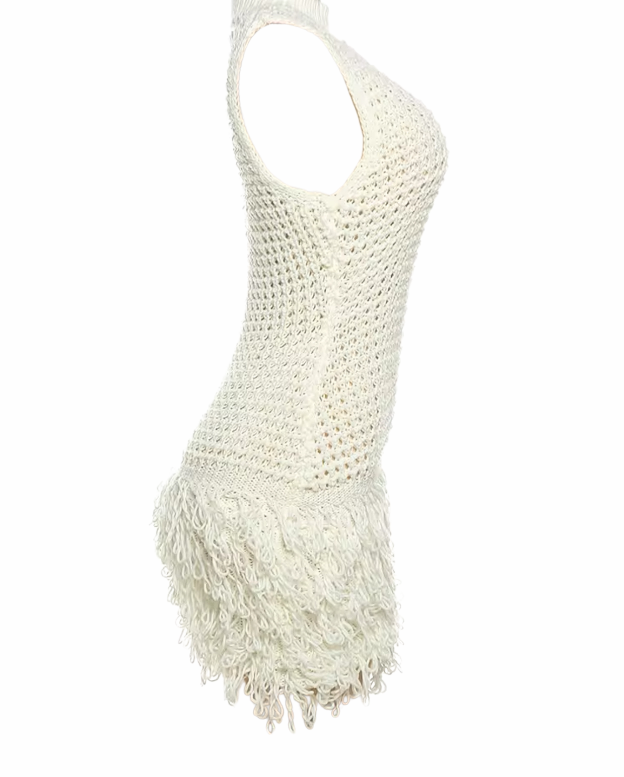 Belize Knit Mini Dress - Cream