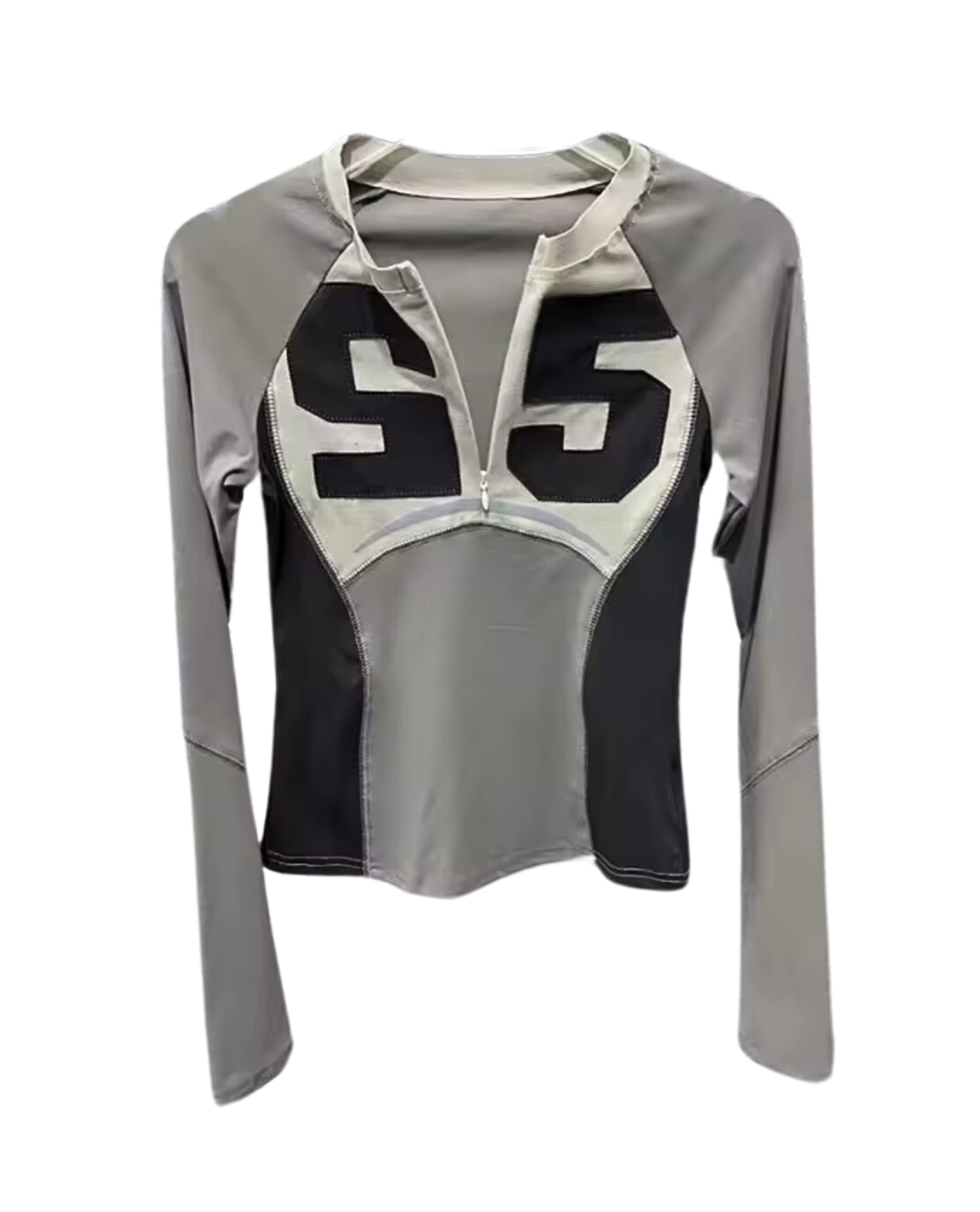 Timeout Long Sleeve Top - Grey