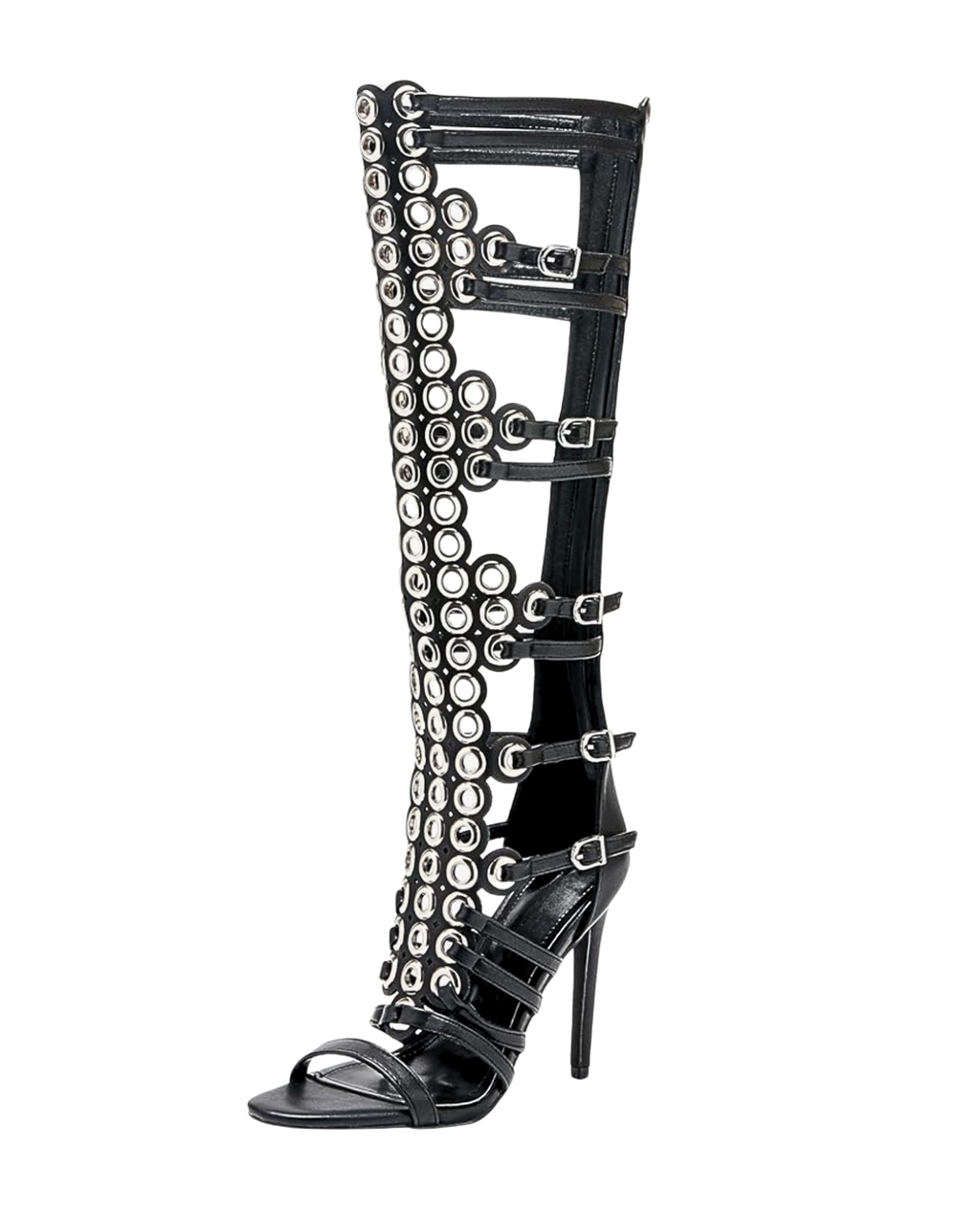 Unavailable Embellished Gladiator Heels - White