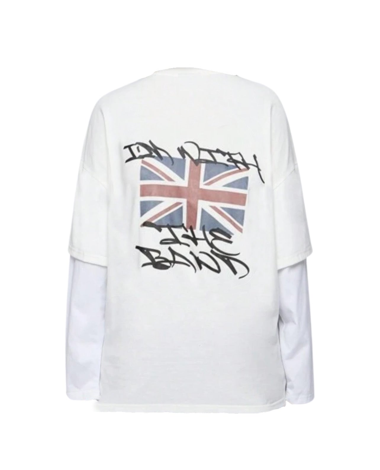 Global Oversize Top - White