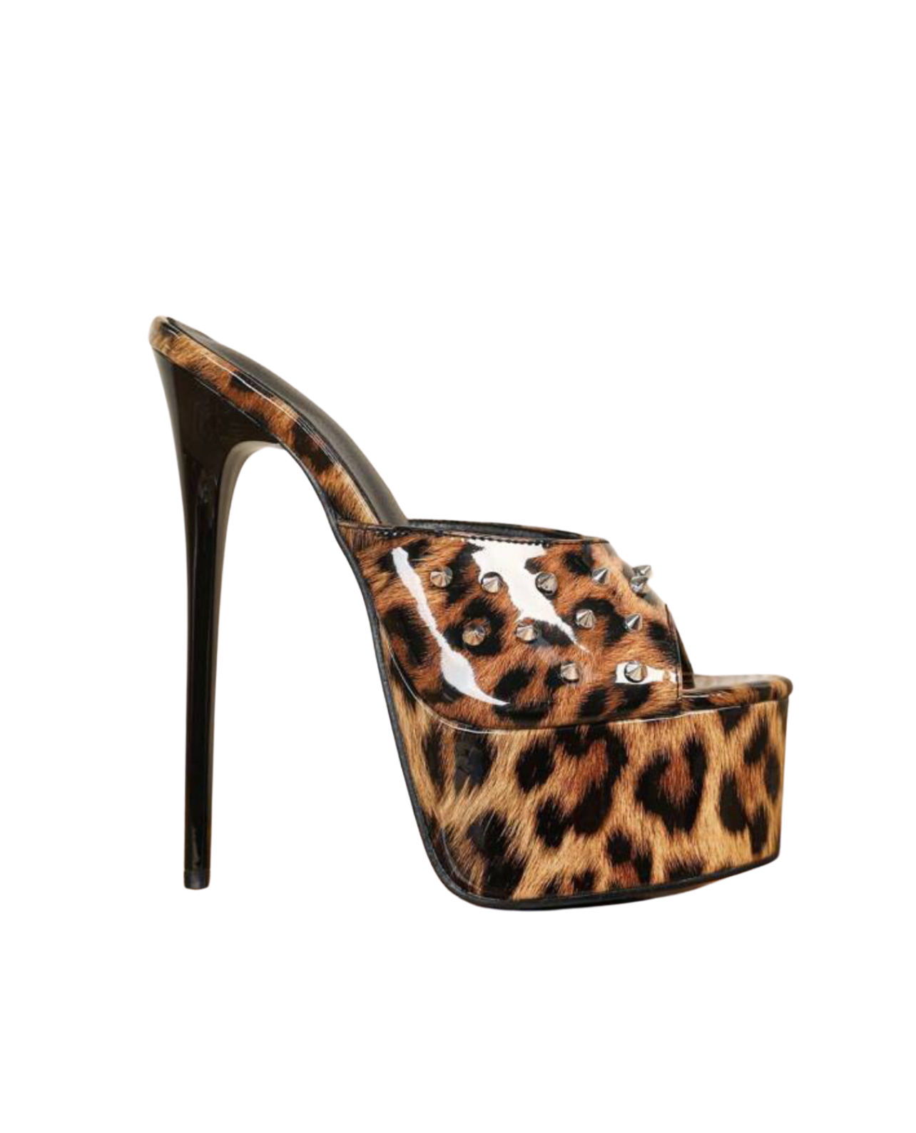 Primal Leopard Platform Heels - Brown