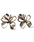 Bloom Exaggerated Earring - Silver