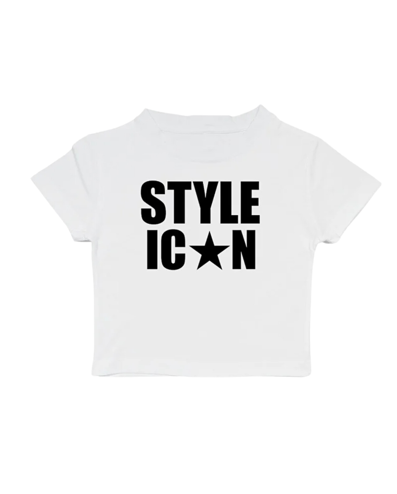 Icon!c Crop Tee - Black