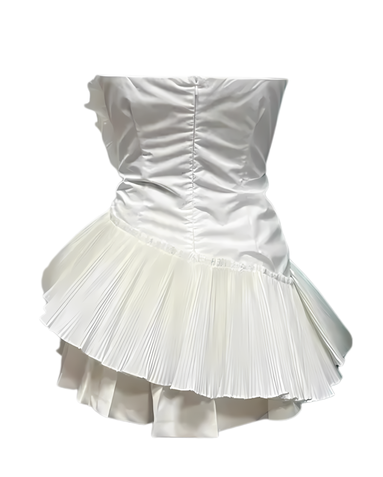 Facets Mini Dress Set - White