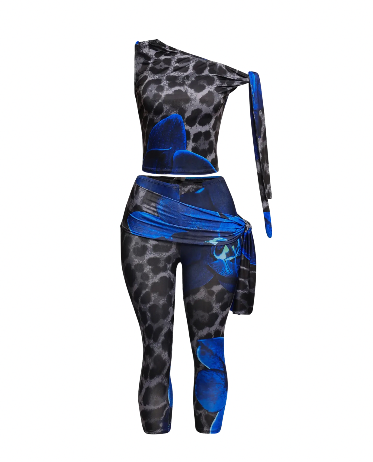 Miami Nights Capri Set - Blue