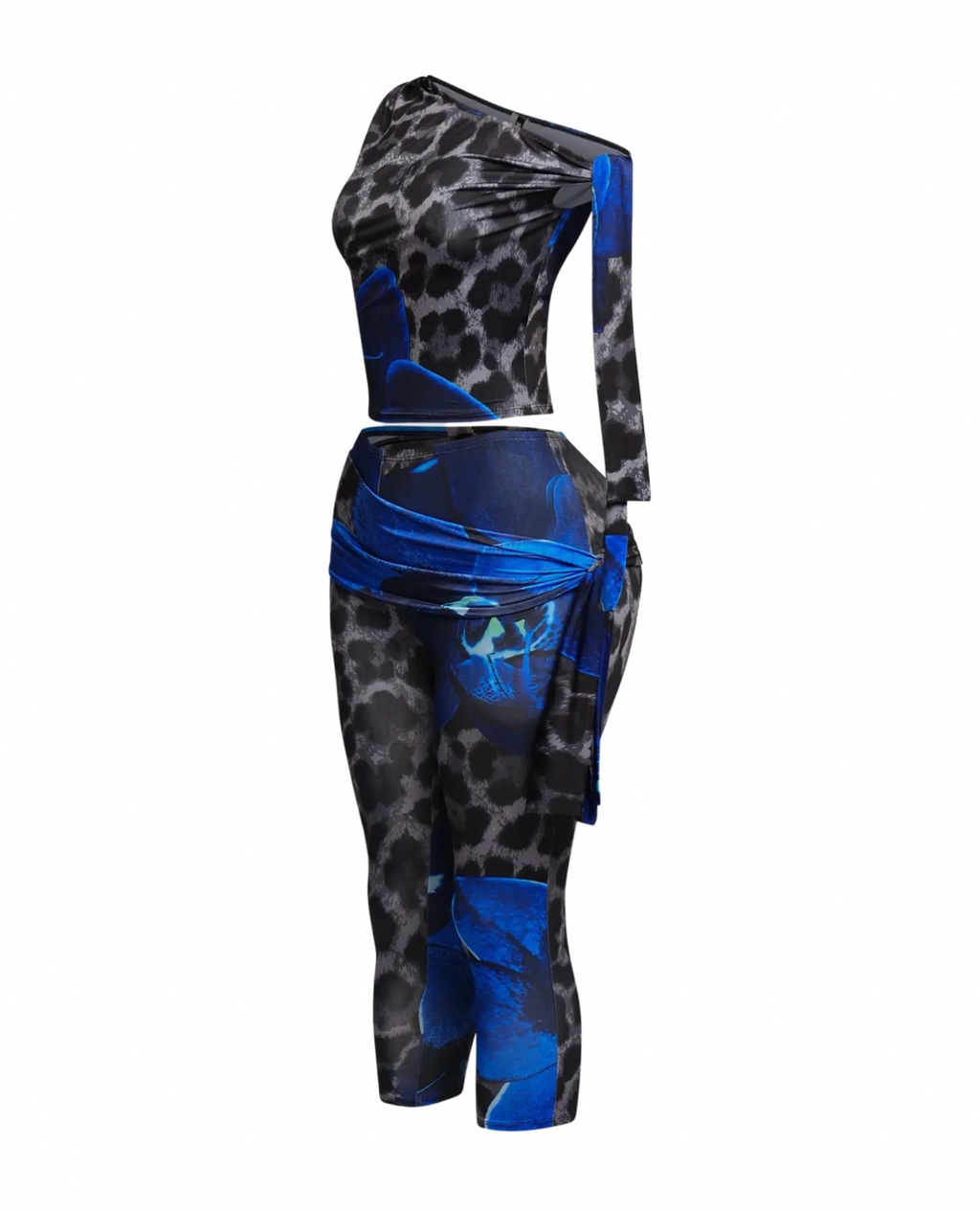 Miami Nights Capri Set - Blue